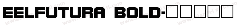 EELFUTURA BOLD字体转换